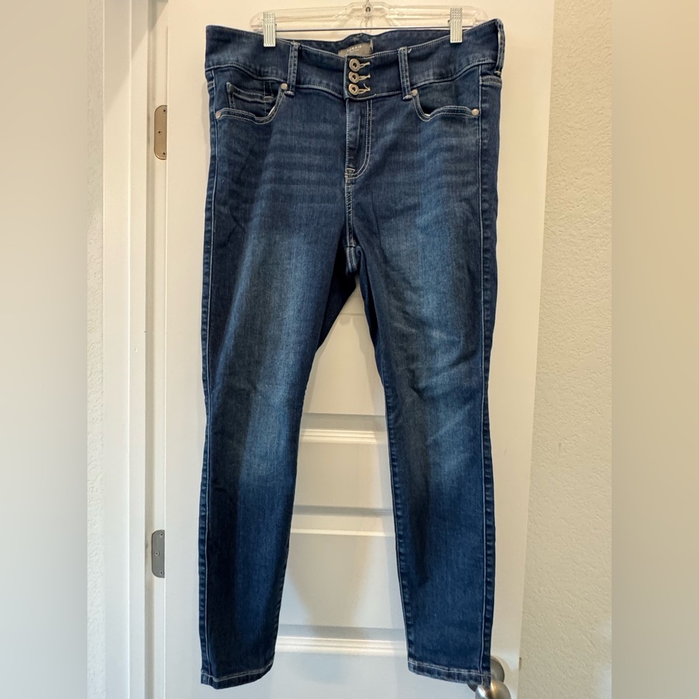 Torrid Dark Blue Skinny Jean Jeggings